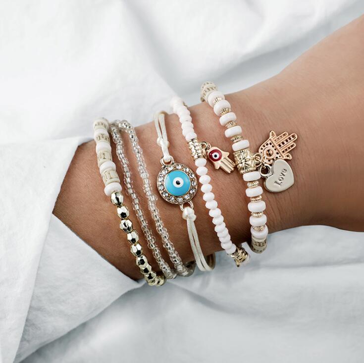 Jen - Set di Bracciali Hamsa