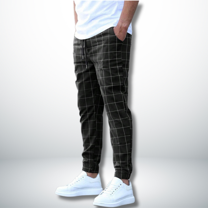 Leland | Pantalon confortable avec motif à carreaux