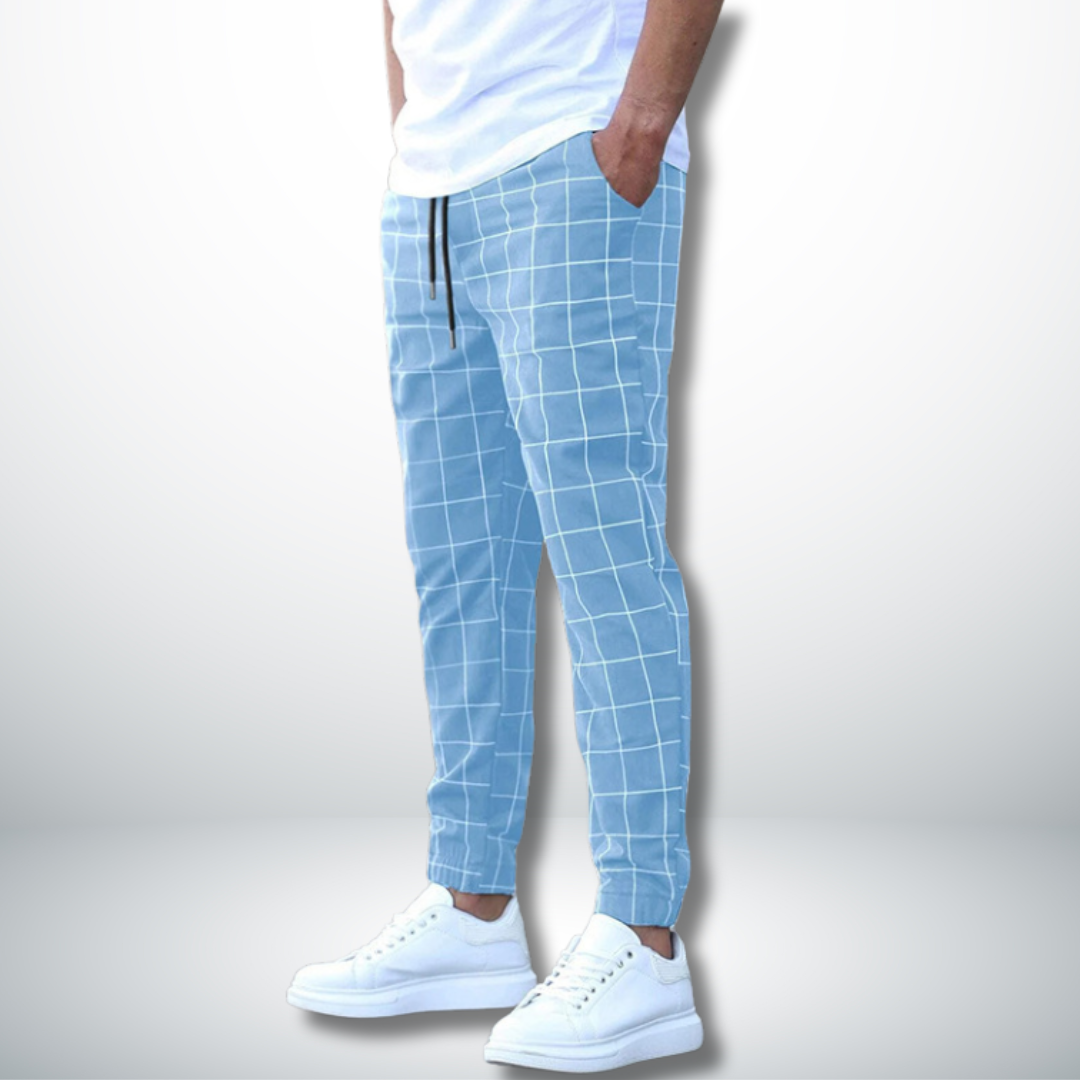 Leland | Pantalon confortable avec motif à carreaux