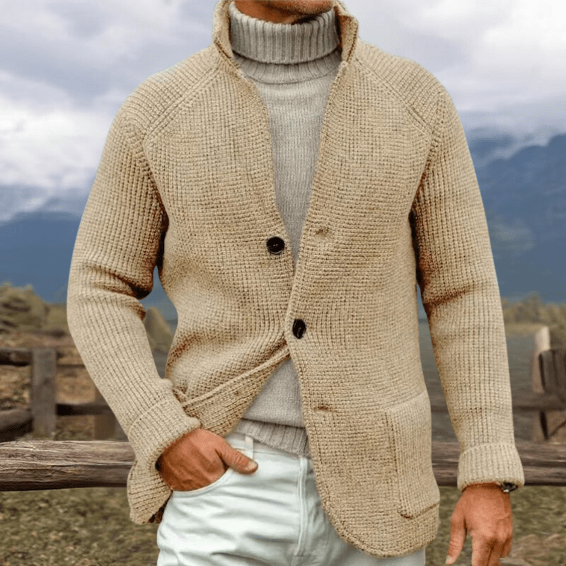 Erwin - Cardigan aspect maille grosse