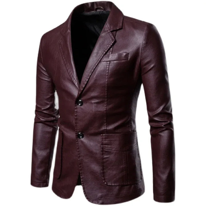 Harvey - Veste en cuir tendance pour homme