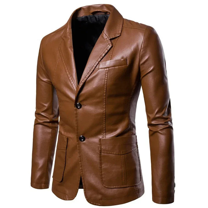 Harvey - Veste en cuir tendance pour homme