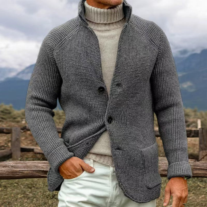 Erwin - Cardigan aspect maille grosse