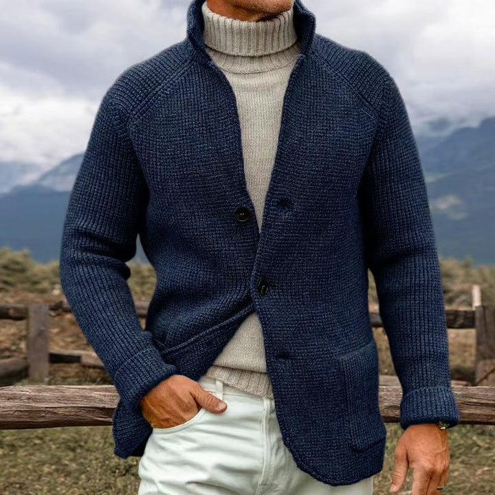 Erwin - Cardigan aspect maille grosse