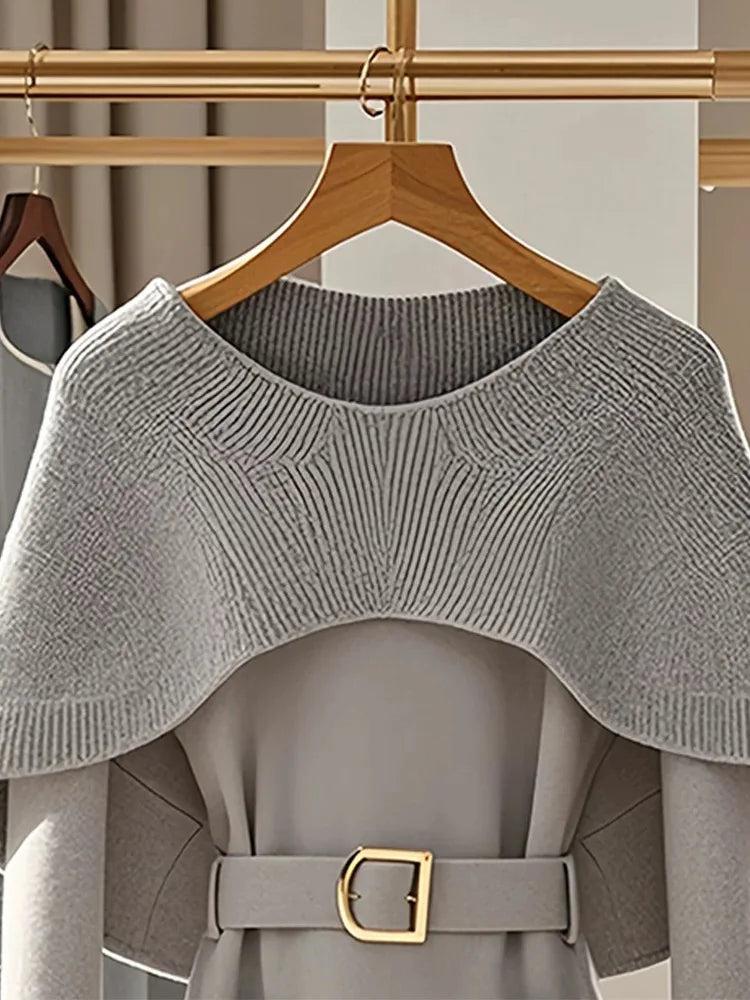 Antonella | Pull Gris Unique à Col Rond