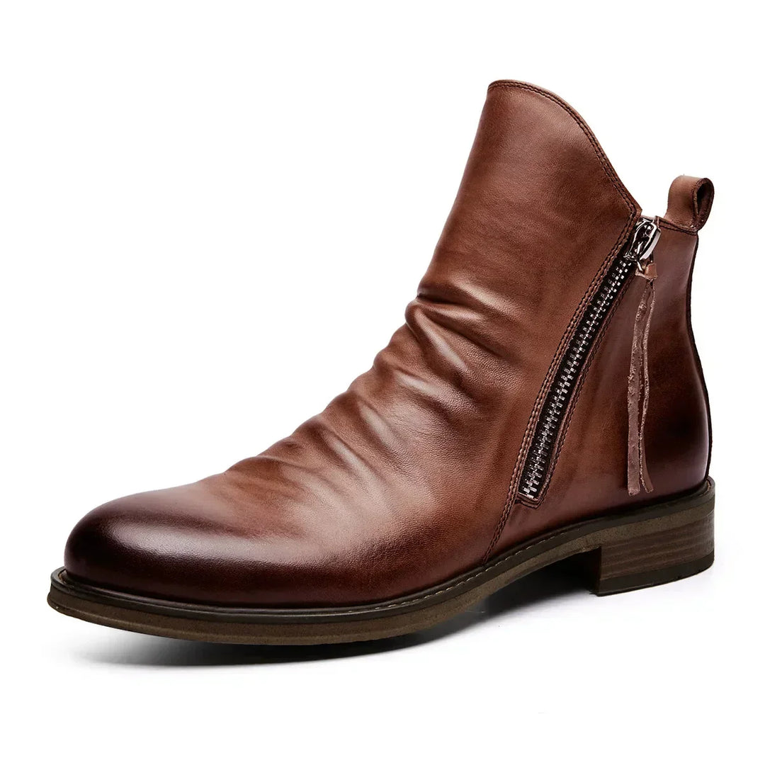 Olly - Bottines Chelsea en cuir