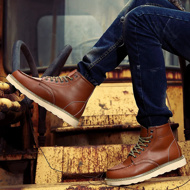 Dustin | Bottines d'hiver en cuir