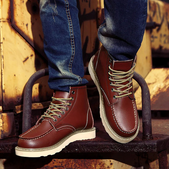 Dustin | Bottines d'hiver en cuir