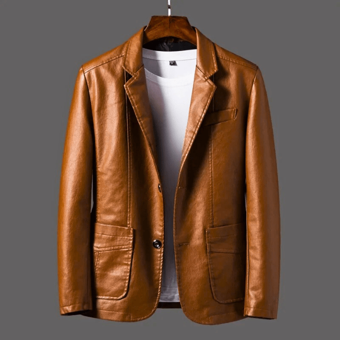 Alonzo | Veste en Cuir avec Charme Intemporel et Confort Inégalé pour Hommes